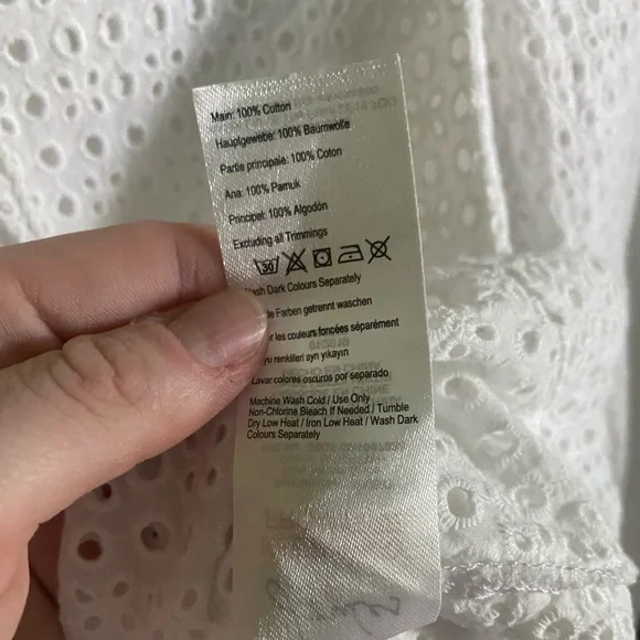 Joules | Size 4 White Cotton Knit Top - Picture 3 of 7